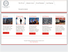 Tablet Screenshot of corpfinance.ca